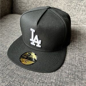 🔥New Era LA Dodgers Black/Green UnderVisor 59Fifty Hat